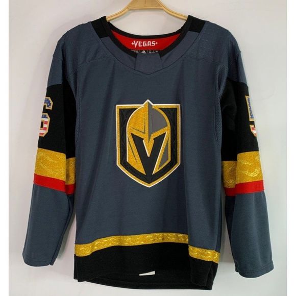 Womens Vegas Golden Knights Jersey S/M Hockey 56 Haula NHL - Picture 2 of 6